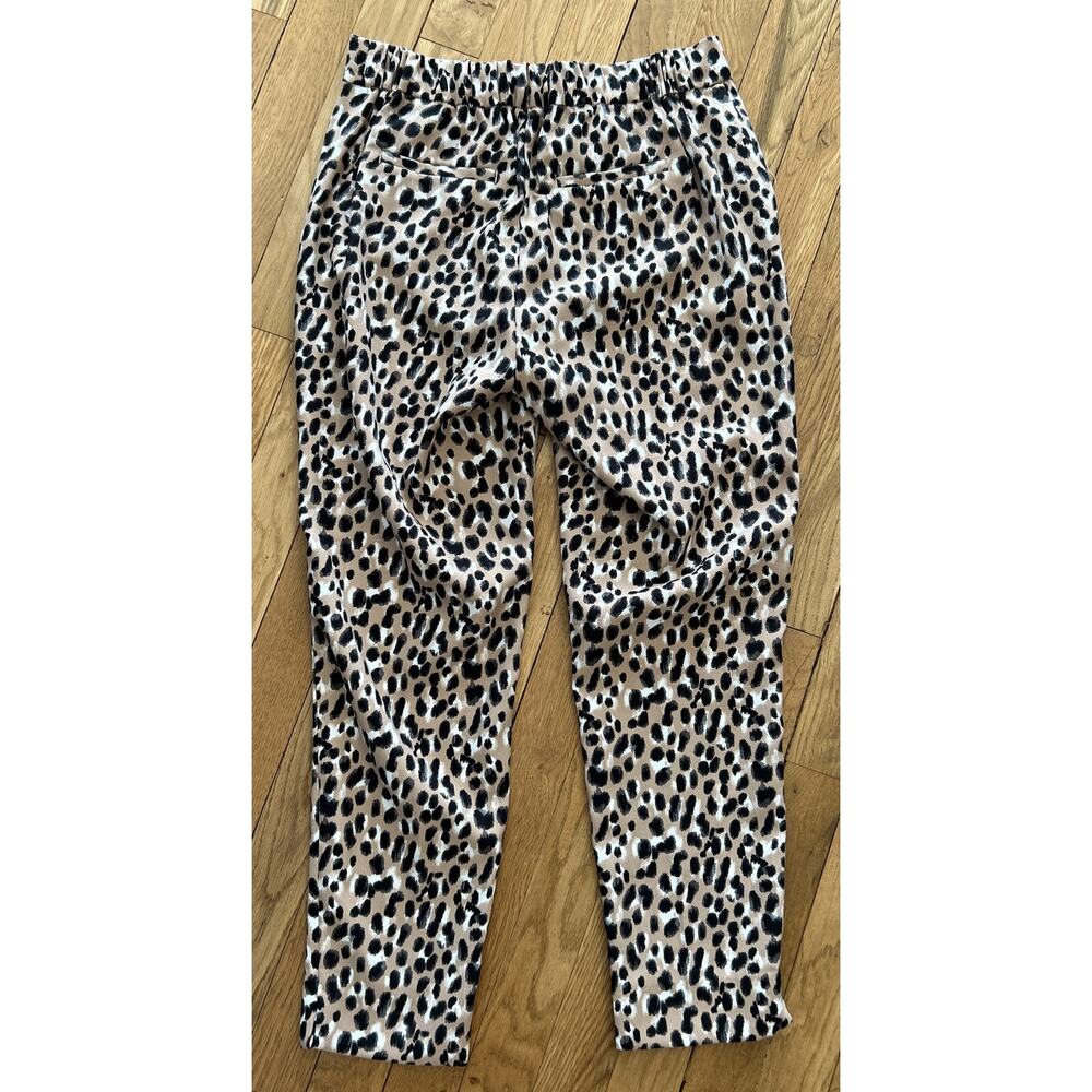 womens BANANA REPUBLIC animal print HAYDEN pants sz 2P 2 petite *B6 - Picture 5 of 6